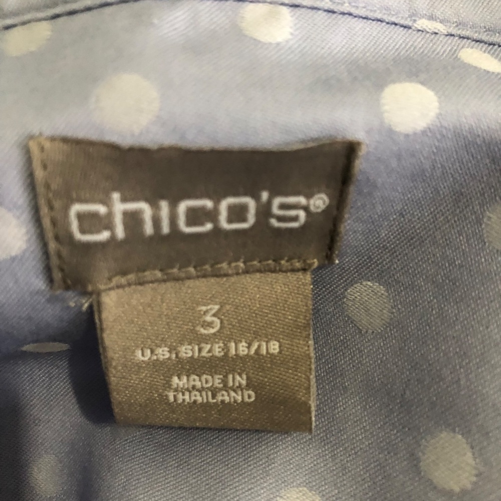 Chico’s lilac blouse,XL. - Picture 4 of 11